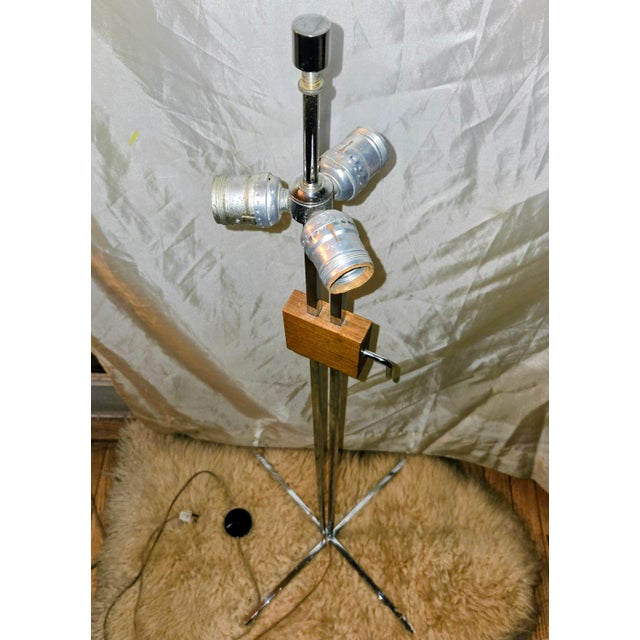 Brutalist 1970s Hans Eichenburger 48 Inch Floor Lamp For Sale - Image 3 of 12