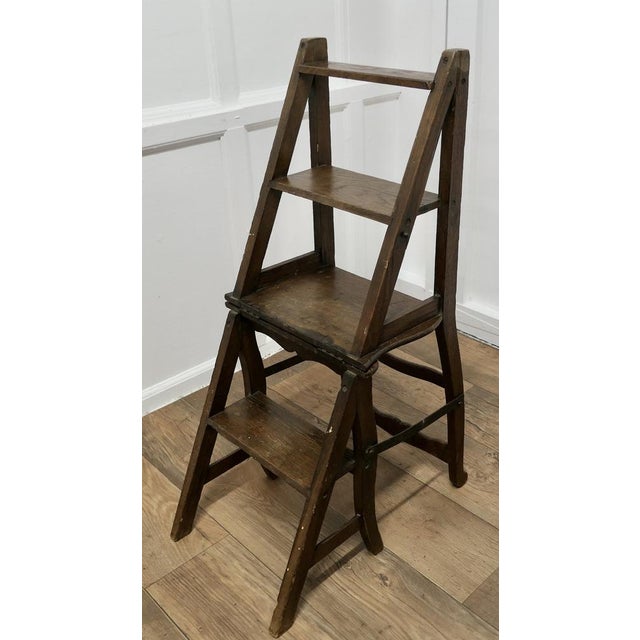 French Country Metamorphic Chair with Sturdy Ladder Steps For Sale - Image 10 of 10