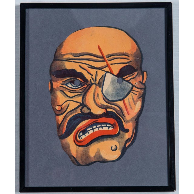 Set of Eight Framed Masks For Sale In New York - Image 6 of 11