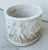Figurative Antique Round White Cement Relief Cherub Planter For Sale - Image 3 of 12