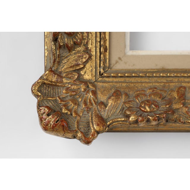 Rococo Baroque Gilded Painting Frame in Wood, France, 1900s For Sale - Image 3 of 11