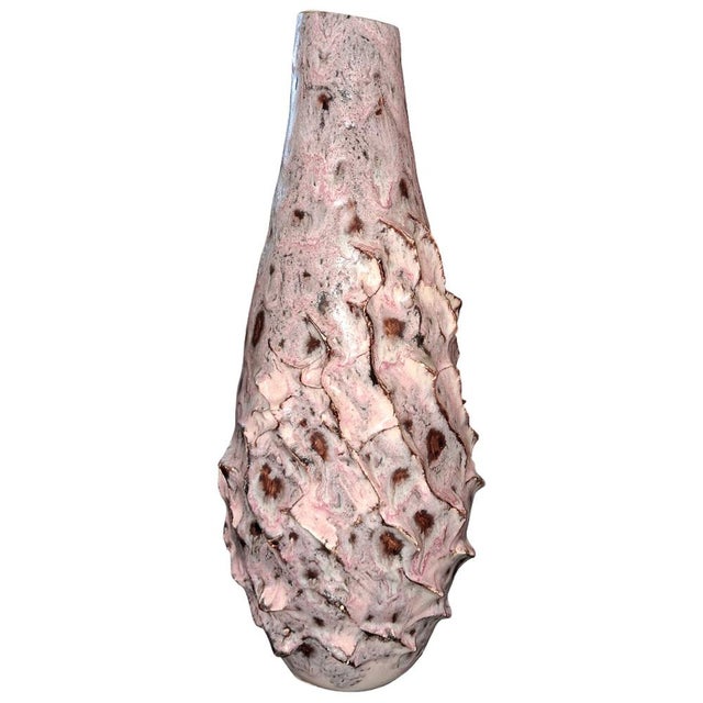 Large Glazed Stoneware Vase, 1950s For Sale - Image 6 of 6