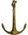 Metal Vintage Ralph Lauren Decorative Nautical Brass Anchor For Sale - Image 7 of 10