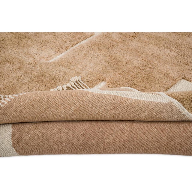 Hand-Knotted Wool Premium Rug by Azele Studio For Sale - Image 12 of 13