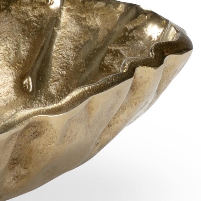 Antique champagne finish on aluminum 2.8h x 18w x 9.3d