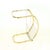 An unusual Modernist side table with integrated magazine rack, most likely produced in Italy during the 1970s. The...