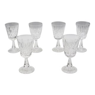 Vintage Waterford Rosslare Claret Glasses - Set of 6 For Sale