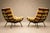 Pair of Costela Armchairs in Brazilian Hardwood & Olive Mohair, Martin Eisler, Brazil, 1956 For Sale - Image 14 of 18