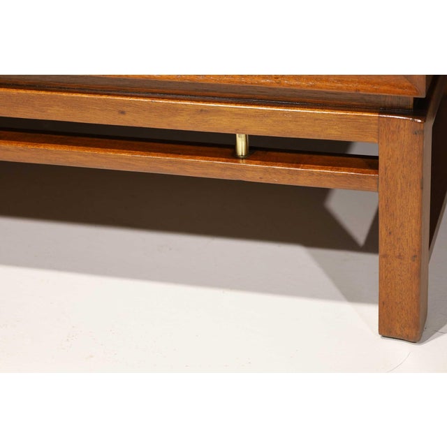 Wood Mid 20th Century Edward Wormley for Dunbar Sideboard in Tawi Wood For Sale - Image 7 of 13