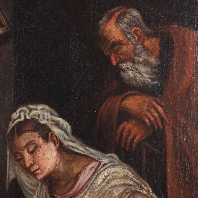 Francesco Bassano, Oil on Canvas, Framed For Sale - Image 5 of 16