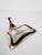 Gold Mid-Century Modern Italian Brass Wall Coat Hooks in the style of Osvaldo Borsani, 1950s, Set of 2 For Sale - Image 8 of 18
