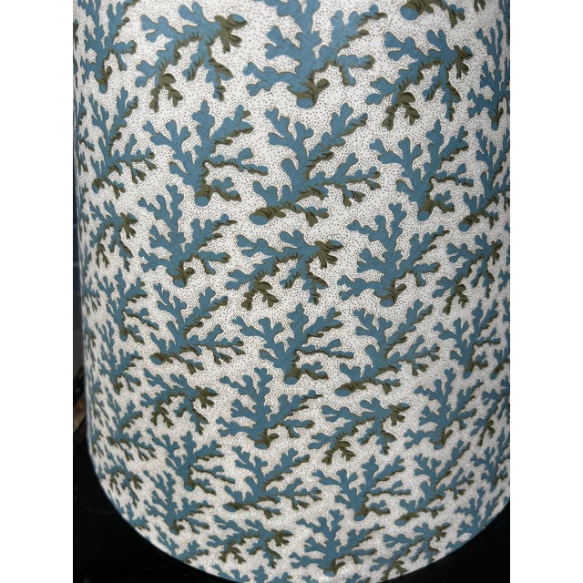 Transitional Botanical Print Lampshade For Sale - Image 3 of 3