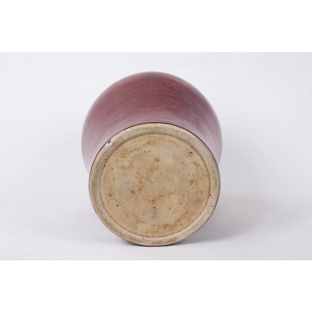 20th-Century Chinese Red-Glazed Vase For Sale - Image 12 of 13