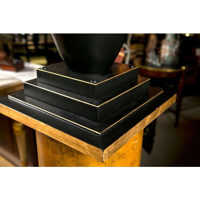 Lamps on Column Pedestals A Pair Chairish