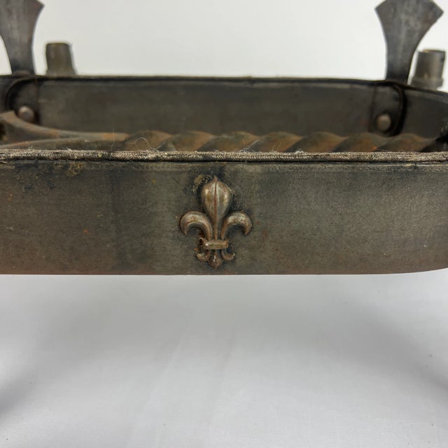 Early 20th Century French Wrought Iron Chandelier For Sale - Image 9 of 9