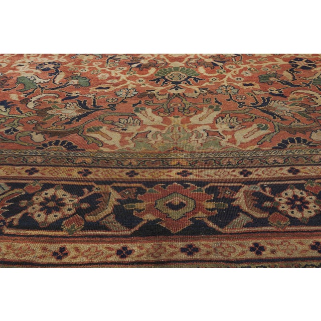 Late 19th Century Late 19th Century Persian Sultanabad Rug, 11'05 X 20'00 For Sale - Image 5 of 10