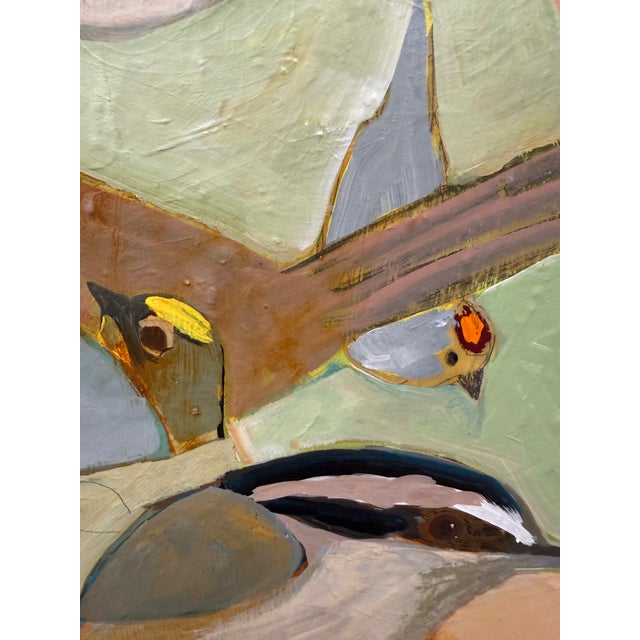 Contemporary “Little Birds” by LWren Walraven For Sale - Image 3 of 12