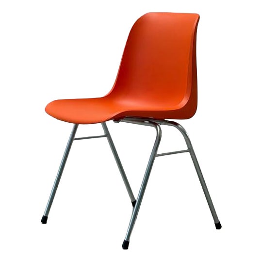 Europa Stacking Chair by Helmut Starke for Embru, 1970s For Sale