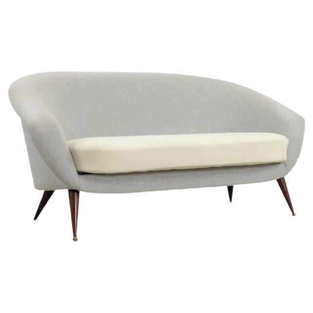Mid-Century Modern Swedish Tellus Sofa by Jansson Folke for SM Wincrantz, 1950s For Sale