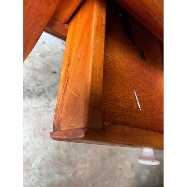 Vintage Federal Style Solid Wood Side Table. Unmarked, solid wood, sturdy and strong Approximate measures: Height 28”...