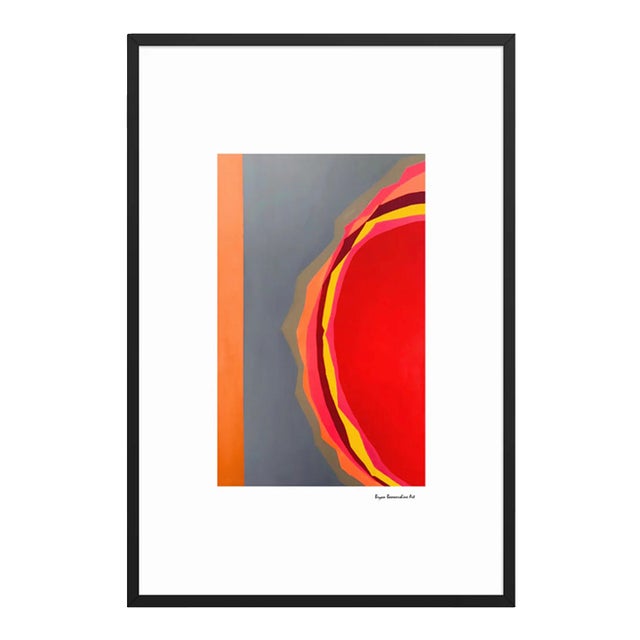 Geo Abstract Print by Bryan Boomershine, Framed For Sale