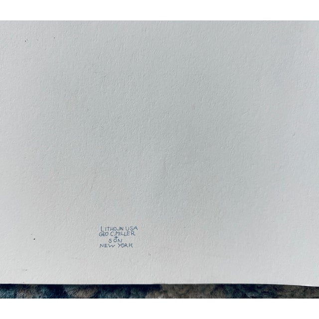 Mid 20th Century Robert Gwathmey, Vintage Lithograph Poster Robert Gwathmey Terry Dintenfass Gallery NYC For Sale - Image 5 of 7