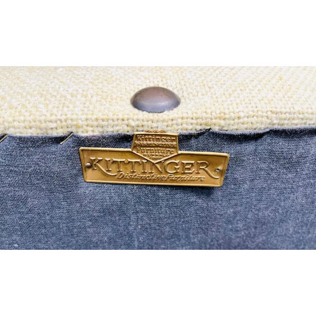 Jacobean Walnut Barley Twist Arm Chair by Kittinger 19th Century For Sale - Image 10 of 11