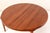 Brown Round Teak Side Table, Denmark, 1970s For Sale - Image 8 of 10