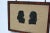 Black Set of Two Eighteenth Century American Antique Framed Silhouettes For Sale - Image 8 of 12