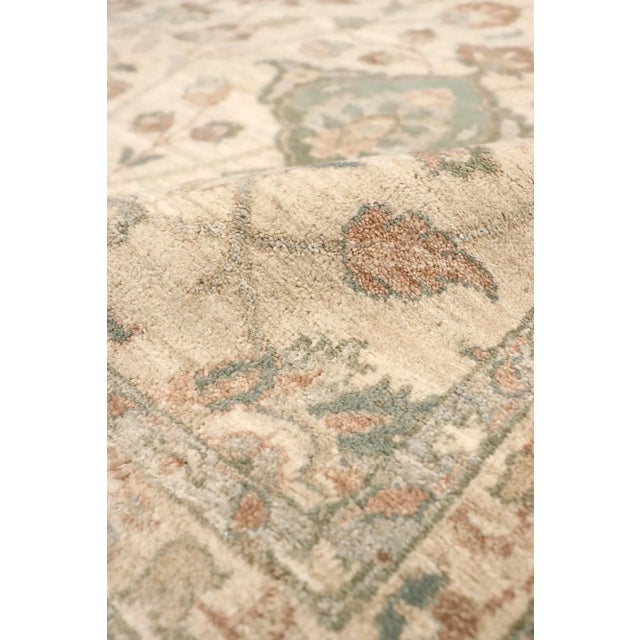 Pasargad Home Sultanabad Wool Area Rug, 11'10" X 15' 0", Ivory For Sale In New York - Image 6 of 7
