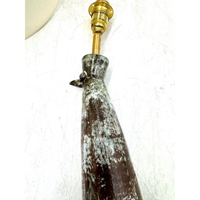 Vintage Zoomorphic Lamp by Alexandre Kostanda for Vallauris, 1950s For Sale - Image 9 of 10
