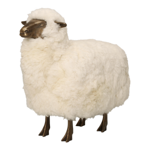 Old Plank Solid Bronze Sheep