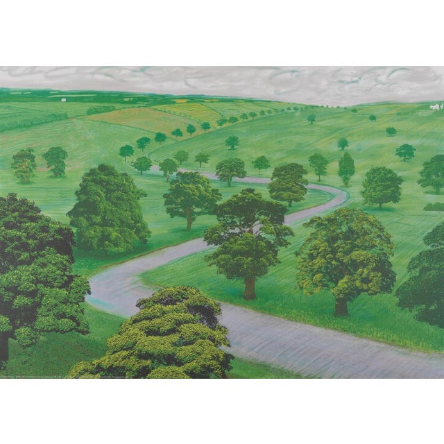 David Hockney (1937) Green Valley Original color poster On heavyweight paper, 61 x 49 cm (approx. 24 x 19 inches)...