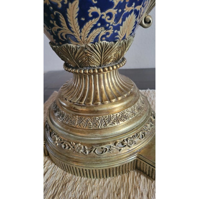 Metal Rare Find, Vintage Large Candelabra Set For Sale - Image 7 of 10