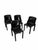 Four Selene Chairs by Vico Magistretti for Artemide, 1970s, Set of 4, in Very Good conditions. Designed 1970 to 1979 This...
