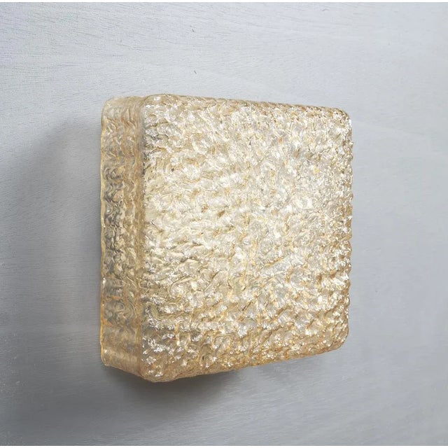 Large German Wall & Ceiling Lamp from Putzler, 1960s For Sale - Image 4 of 14