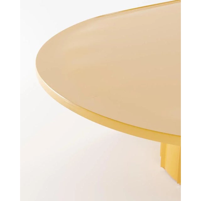 Djembe Table in RAL 1005 Lacquer from Collector, in New conditions. Designed from 2000