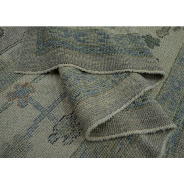 Turkish Oushak Rug 8'6" x 12'1 #18108 For Sale In Houston - Image 6 of 8