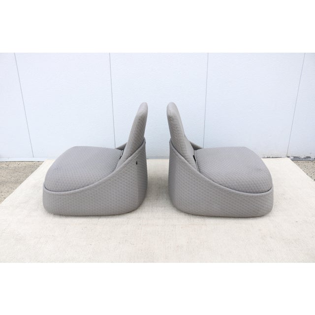 Modern Patricia Urquiola for Coalesse Hosu Lounge Chairs With Ottoman - A Pair For Sale - Image 9 of 18