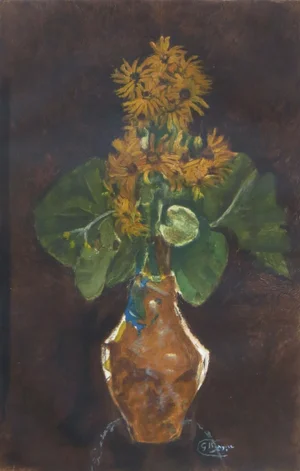 1952 George Braque Les Marguerites (Daisies) Color Etching and Aquatint