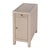 Transitional Nora 12 in. W Rectangular Wood 1 Door Narrow End Table with Pull-Out Tray, Antique Taupe For Sale - Image 3 of 11