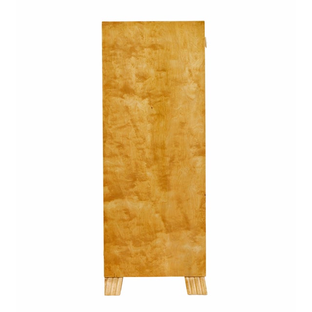 Mid century Swedish birch low open bookcase circa 1950. Good example of swedish design, which offers maximum storage...