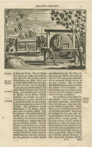 View of Sugar Milling, 1673, Paper