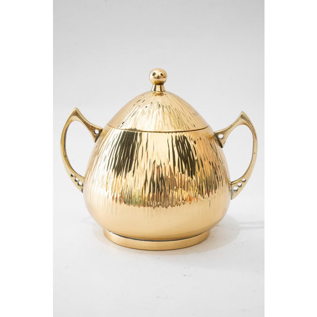 Art Deco Hammered Sugar Bowl, Vienna, Austria, 1920s For Sale - Image 11 of 11