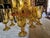 Vintage Mid-Century Amber Glass Water Pitcher & Tall Stemmed Goblets Rare 13-Piece Set For Sale - Image 6 of 6
