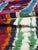Modern Boujad Rug | Handwoven Wool Rug in Maroon, Blue & Pink with Layered Diamond Motifs This intensely layered modern...
