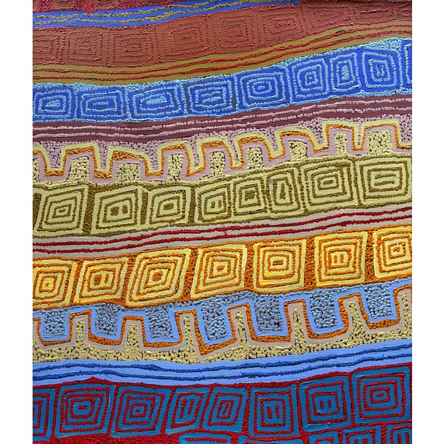 Aboriginal Contemporary Painting Tingari by Patrick Tjungurrayi Provenance For Sale - Image 4 of 12