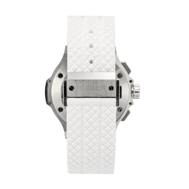 Early 21st Century Hublot Big Bang St. Moritz 44 MM 301.se.030.rw.114 Diamond Bezel Steel Watch For Sale - Image 5 of 11