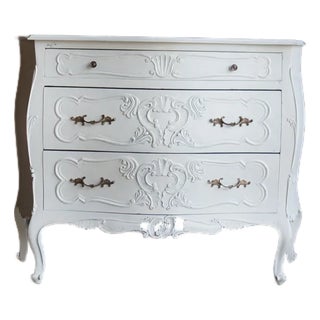 Antique French Painted Chest of Drawers For Sale