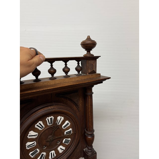 Black Forest Wall Clock With Barometer & Thermometer For Sale In San Francisco - Image 6 of 12